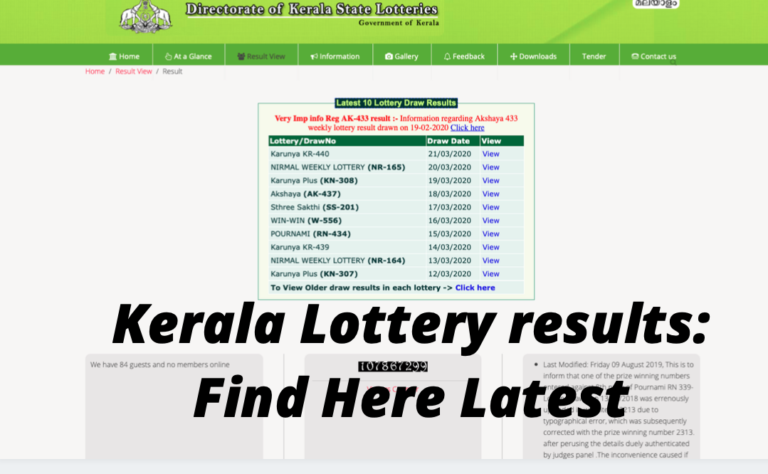 Kerala Lottery Result Today 2020: LIVE Winner List Updated
