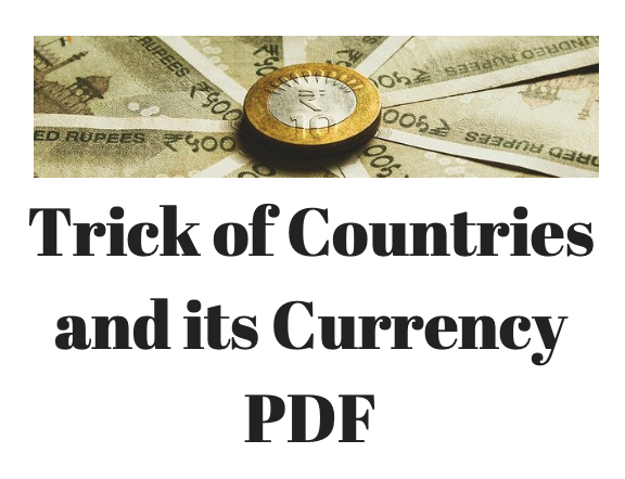 Short Trick of Countries and Currency-PDF Download