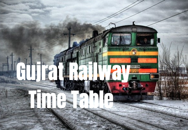 Gujrat Railway Time Table PDF