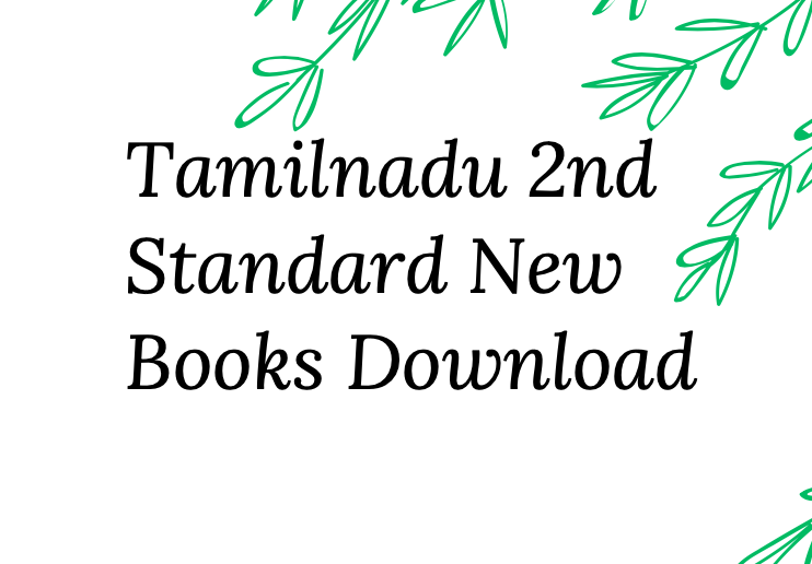 2nd standard tamil book in 2020 pdf