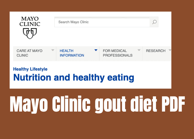 Mayo Clinic gout diet PDF EpaperPDF